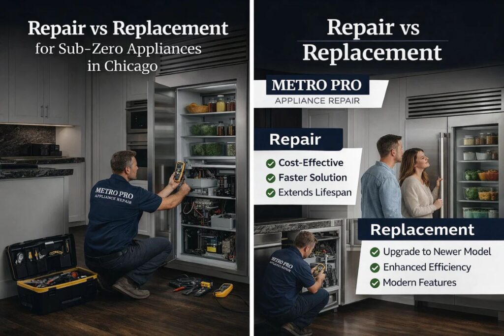 repair vs replacement for appliance repair